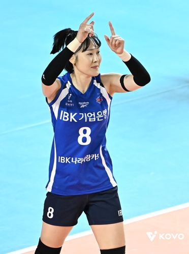 ▲ 임명옥이 한국 여자 프로배구 최초로 600경기 출전 대기록을 작성했다.ⓒKOVO 제공