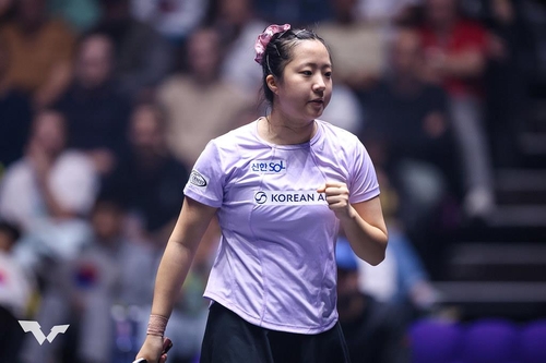 ▲ 신유빈이 독일 대회 8강에 오르며 다시 한번 4강 진출에 도전한다.ⓒWTT 제공