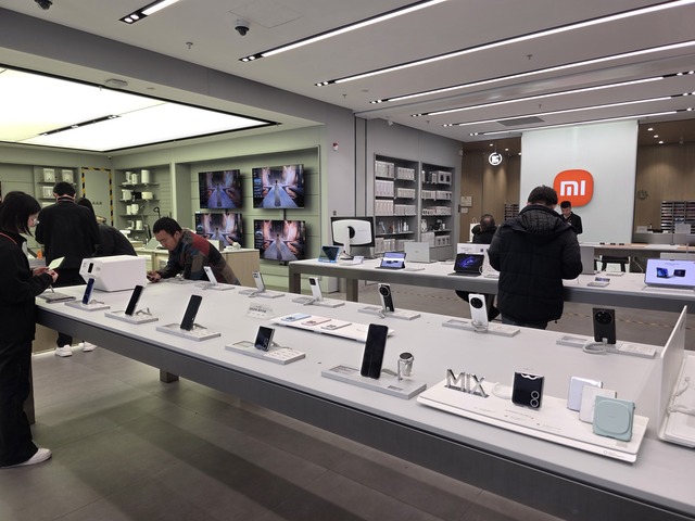 ▲ 타이구리 쇼핑센터 지하 1층에 자리한 샤오미 매장 전경.ⓒ이가영 기자