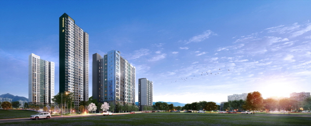 ▲ 마포 푸르지오 센트럴 로열 투시도. ⓒ대우건설