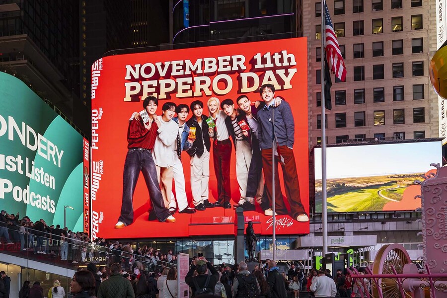 ▲ 2025년 뉴욕 타임스퀘어 옥외 캠페인. ⓒ대홍기획