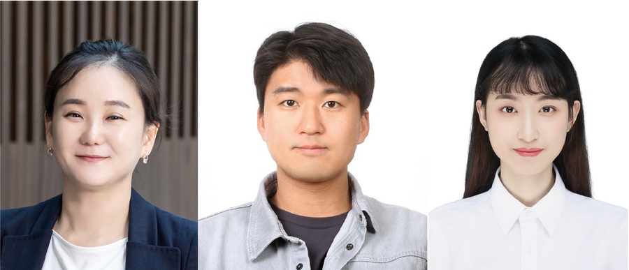 ▲ 왼쪽부터 이현주 교수, 이상목 박사, 샤오지아 량 박사과정.ⓒKAIST