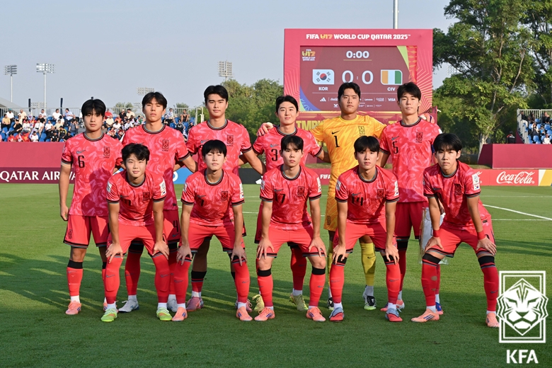 ▲ 한국 U-17 축구대표팀이 U-17 월드컵 32강에서 잉글랜드를 상대한다.ⓒ대한축구협회 제공