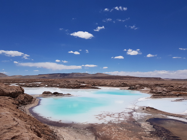 ▲ 아르헨티나 옴브레 무에르토 리튬 염호. ⓒ포스코