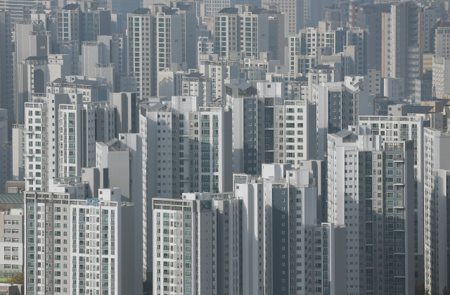 ▲ 서울 남산에서 바라본 아파트 단지.ⓒ연합뉴스