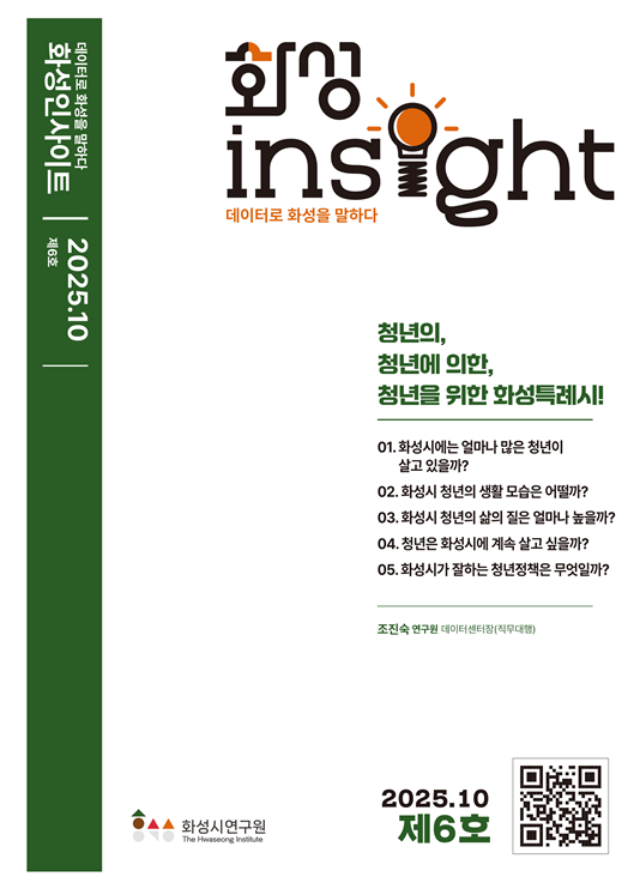 ▲ ‘화성-Insight’ 제6호 표지ⓒ화성시연구원 제공