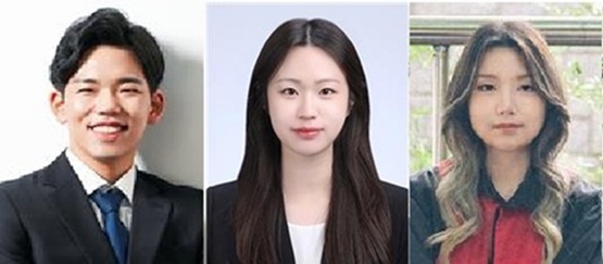 ▲ 왼쪽부터 고려대 보건환경융과학부 원승현 교수(교신저자), 신유진 연구원(제1저자), 홍유진 연구원(공저자).ⓒ고려대