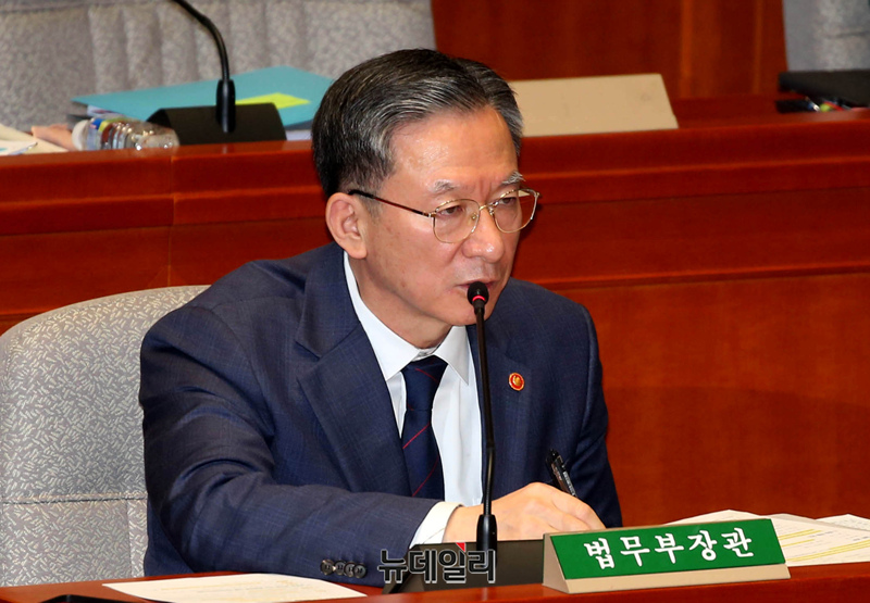 ▲ 정성호 법무부장관. ⓒ뉴데일리 DB