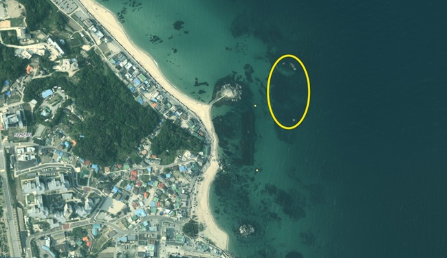 ▲ 사천연안 위치도. ⓒ강릉시