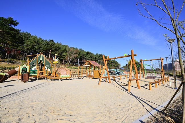 ▲ 속초 숲속 가족놀이 체험장 모습. ⓒ속초시