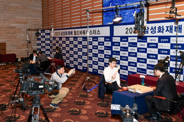 ▲ 중국의 딩하오 9단과 랴오위안허 9단이 삼성화재배 4강에 진출했다.ⓒ한국기원 제공