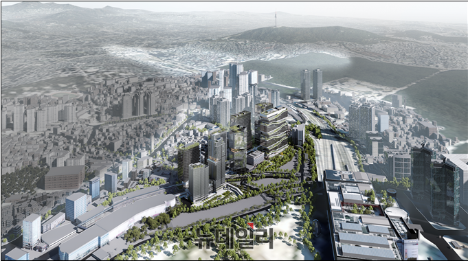 ▲ 용산전자상가 일대 개발계획 조감도 ⓒ서울시