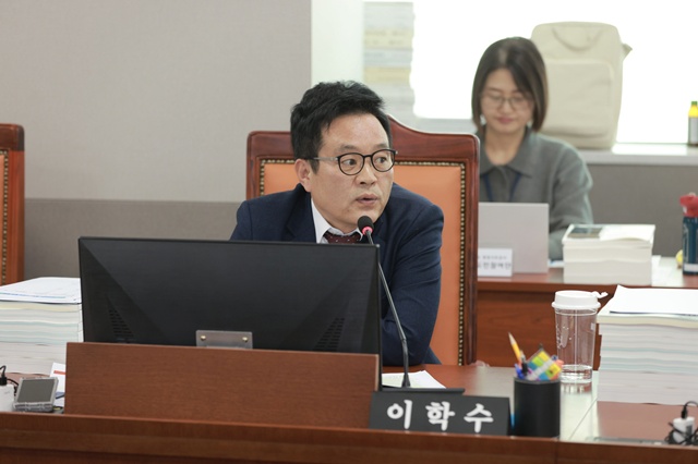 ▲ 이학수 경기도의회 의원. ⓒ경기도의회 제공