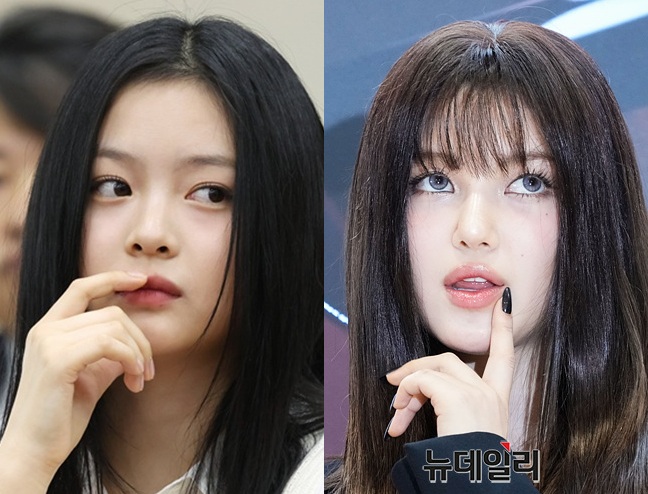 ▲ 걸그룹 '뉴진스'의 하니와 다니엘. ⓒ뉴데일리