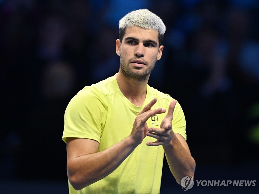 ▲ 알카라스가 ATP 투어 단식 연말 세계 랭킹 1위를 확정했다.ⓒ연합뉴스 제공