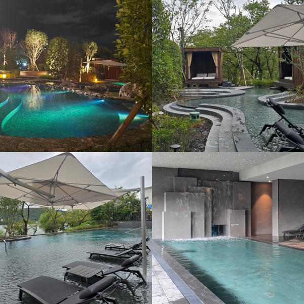 ▲ 소노캄 경주 웰니스 풀앤스파 실내외 공간ⓒ최신혜 기자