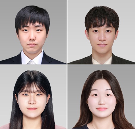 ▲ 왼쪽 위부터 시계방향으로 서강대 컴퓨터공학과 최준석 교수, 황동준 박사과정, 이민영 박사과정, 김예진 석사과정.ⓒ서강대