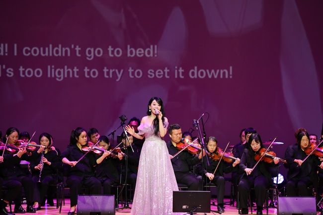 ▲ 희망이음콘서트에 뮤지컬배우 김소현이 특별 게스트로 출연했다. ⓒ강원랜드