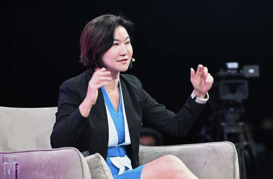 ▲ 이은미 토스뱅크 대표가 세계 최대 규모의 핀테크 행사인 '싱가포르 핀테크 페스티벌(SFF)'에 국내 은행 CEO로는 유일하게 공식 패널로 초청받아 참석했다. ⓒ토스뱅크