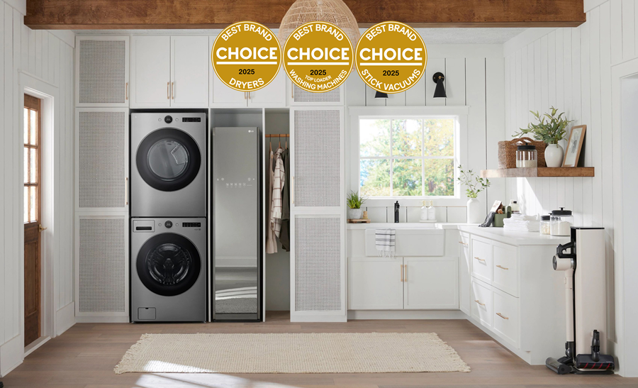 ▲ LG전자가 호주 대표 소비자 매체 '초이스(CHOICE)'의 올해 평가에서 TV와 주요 가전 부문을 휩쓸었다.ⓒLG전자