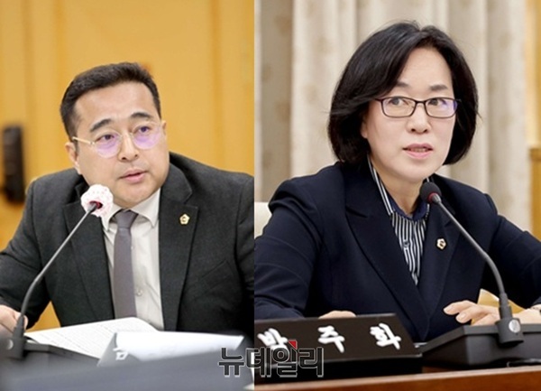 ▲ 왼쪽부터 김영삼. 박주화의원.ⓒ김경태기자