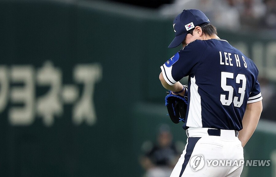 ▲ 한국 야구대표팀이 일본에 4-11로 패배하며 충격의 10연패를 당했다.ⓒ연합뉴스 제공