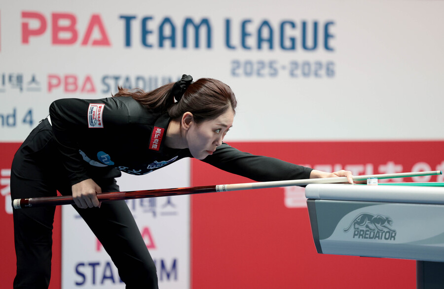 ▲ 휴온스가 팀리그 첫날부터 '신입생 최지민 효과'에 웃었다.ⓒPBA 제공