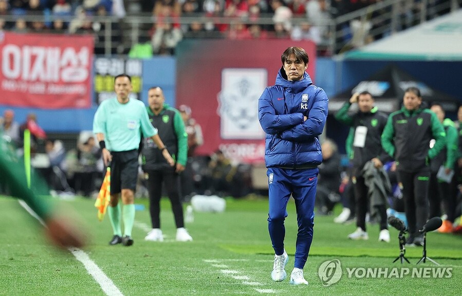 ▲ 홍명보 감독이 이끄는 한국 대표팀이 오는 18일 서울월드컵경기장에서 가나와 평가전을 치른다. 올해 마지막 평가전이다.ⓒ연합뉴스 제공