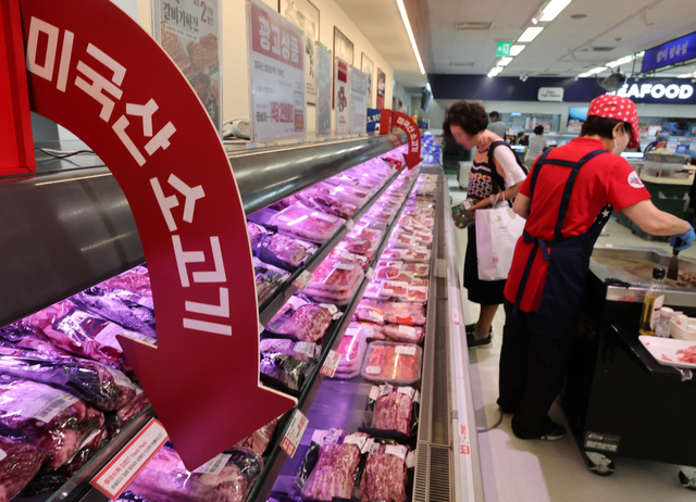 ▲ 한·미 관세협상 팩트시트에 소고기 등 농산물 개방은 포함되지 않았다.ⓒ연합뉴스