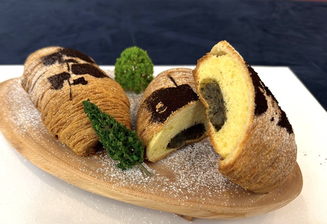 ▲ 대상을 받은 브리오슈와 크로와상을 응용한 프리미엄 제빵 메뉴. ⓒ강원도립대학교