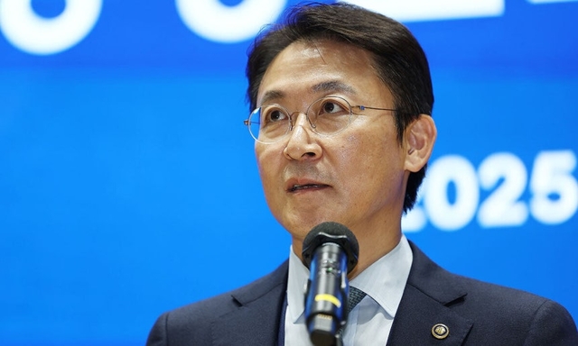 ▲ 권대영 금융위원회 부위원장이 지난달 1일 서울 영등포구 한국산업은행에서 열린 '국민성장펀드 밋업' 행사에서 발언하고 있다ⓒ뉴시스