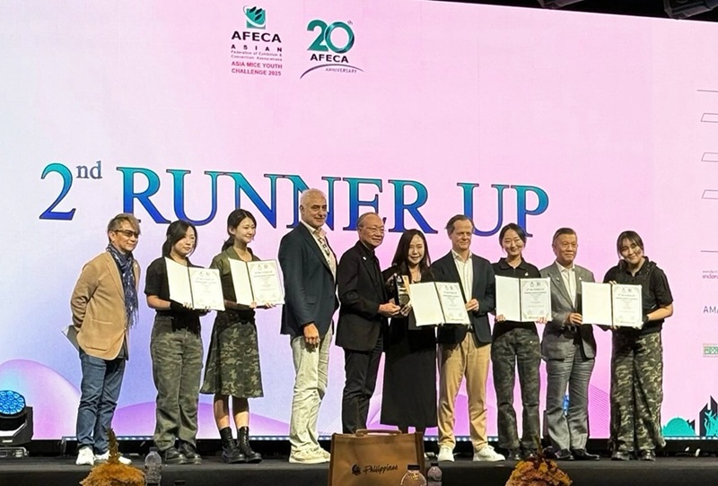 ▲ 팀 부문 우수상을 받은 우수상 수상 동덕여대 EXPOSURE팀.ⓒ동덕여대