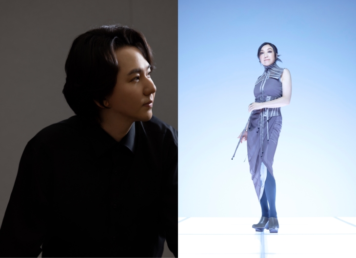 ▲ 팝페라테너 임형주와 일본 대표 여성 싱어송라이터 마츠토야 유미.ⓒ디지엔콤