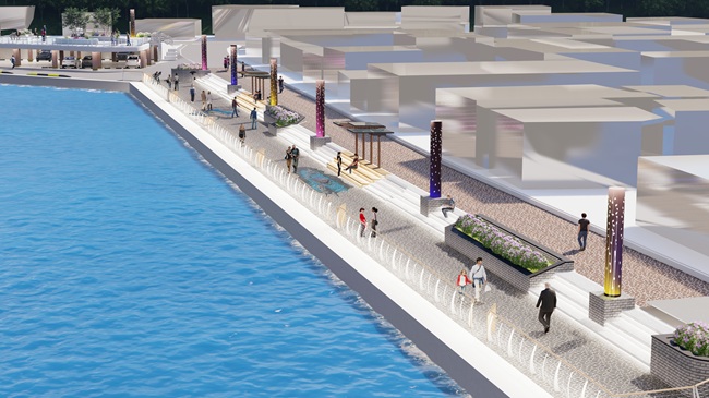 ▲ 삼척항 명소화 거리 조감도. ⓒ삼척시