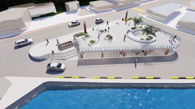 ▲ 삼척항 명소화 거리 조감도. ⓒ삼척시