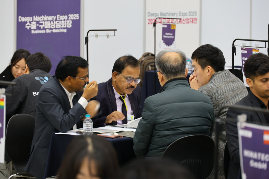 ▲ 엑스코와 KOTRA는 10개국 22개사가 참여하는 해외 바이어 수출상담회를 운영한다.ⓒ엑스코