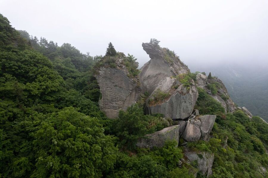 ▲ 보성군, 오봉산 용추동과 칼바위 일원 명승 지정_오봉산 칼바위ⓒ보성군 제공