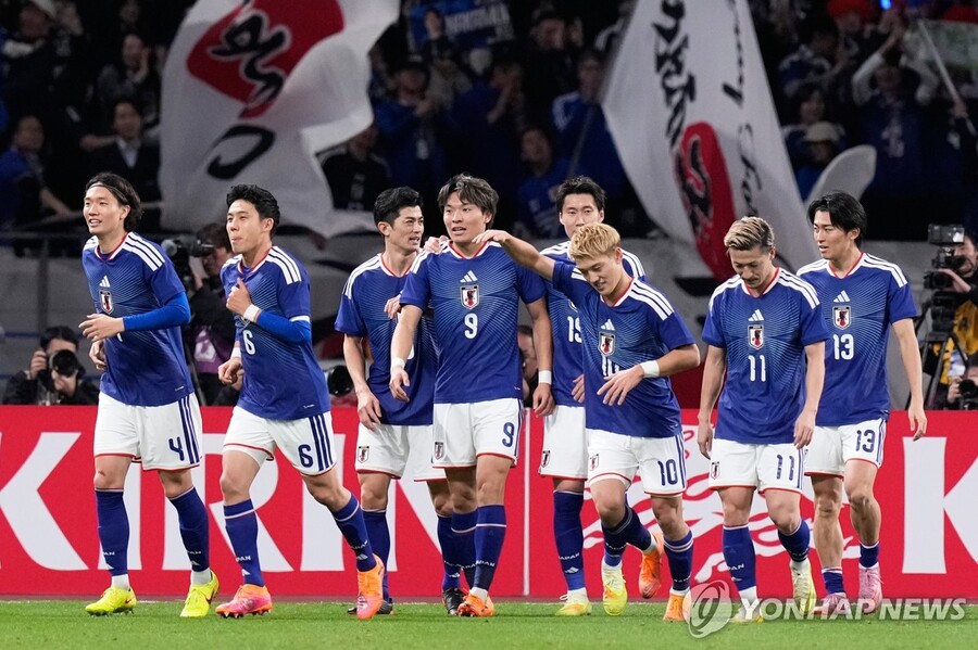 ▲ 일본 대표팀이 볼리비아를 3-0으로 완파하며 2025년 A매치를 마무리 지었다.ⓒ연합뉴스 제공