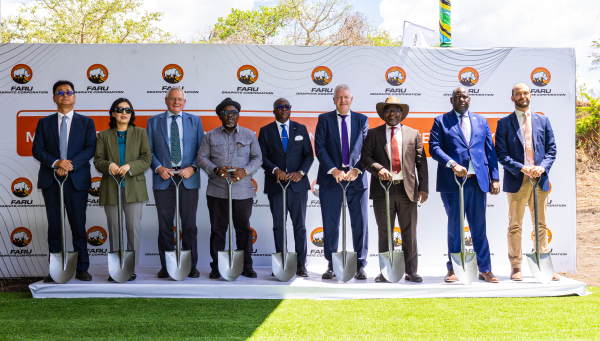 ▲ 포스코가 매장량 기준 세계 2위 규모의 흑연 광산 개발에 착수했다. 탄자니아 모로고로주 울랑가 지역의 마헨게 광산에서 착공식.ⓒ포스코인터내셔널ⓒ포스코