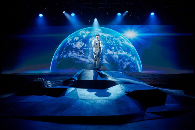 ▲ 뮤지컬 '비하인드 더 문' 공연 사진.ⓒ컴퍼니연작