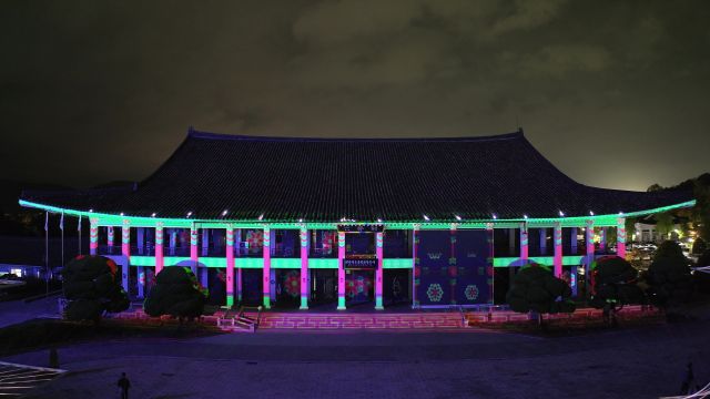 ▲ 육부촌 미디어아트 전경.ⓒ경북관광공사