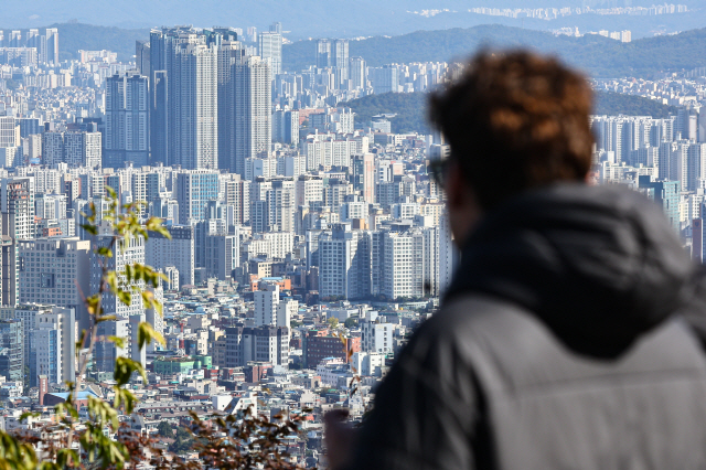 ▲ 서울 남산에서 내려다 본 아파트 단지ⓒ연합뉴스