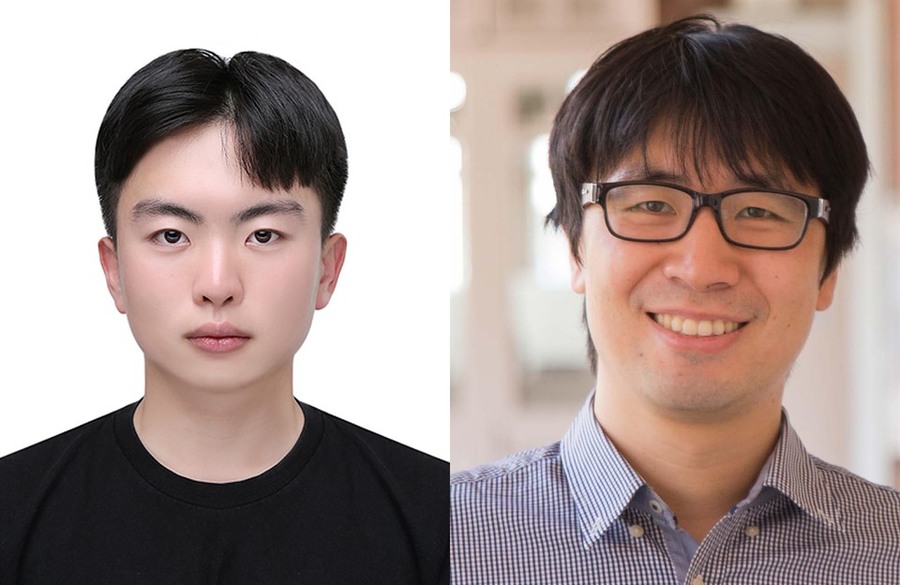 ▲ 인하대 김상혁(왼쪽) 항공우주공학과 학생과 고승우 스마트모빌리티공학과 교수 ⓒ인하대 제공