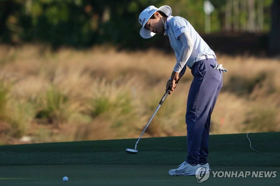 ▲ 이소미가 2025시즌 LPGA 투어 마지막 대회인 CME그룹 투어 챔피언십 1라운드에서 '단독 선두'에 올랐다.ⓒ연합뉴스 제공