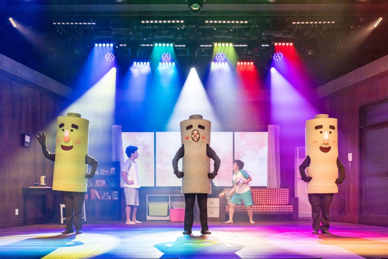 ▲ 가족뮤지컬 '건전지 아빠' 공연 사진.ⓒNHN링크