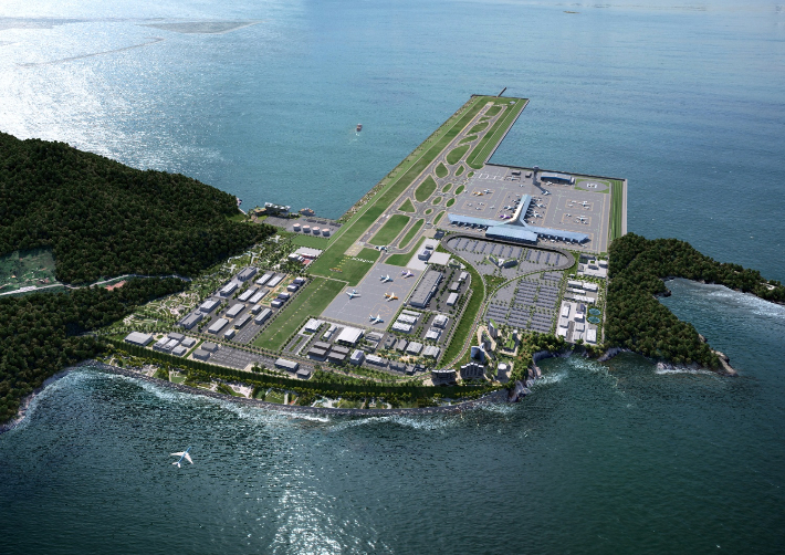 ▲ 가덕도신공항 조감도.ⓒ부산시