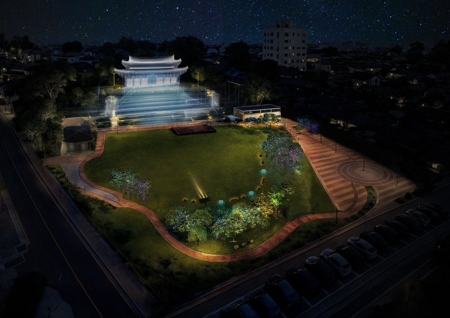 ▲ 인천시 강화군 국가유산 미디어아트 조감도ⓒ인천 강화군 제공