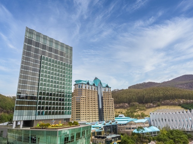 ▲ 하이원 그랜드호텔 전경. ⓒ강원랜드