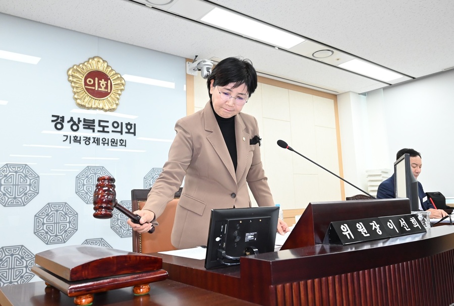 ▲ 경북도의회 기획경제위원장 이선희 의원(청도, 국민의힘)은 11월 7일부터 19일까지 소관 경북도 8개 실국과 6개 출연기관을 대상으로 2025년도 행정사무감사를 실시했다.ⓒ경북도의회