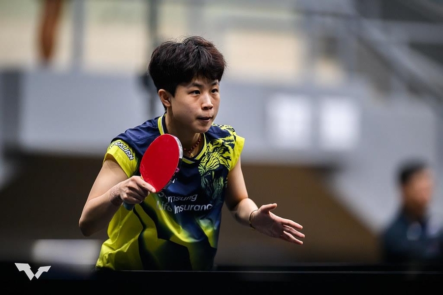 ▲ 주천희가 WTT 스타 컨텐더 무스카트 2025에서 한일전 패배로 준우승에 그쳤다.ⓒWTT 제공